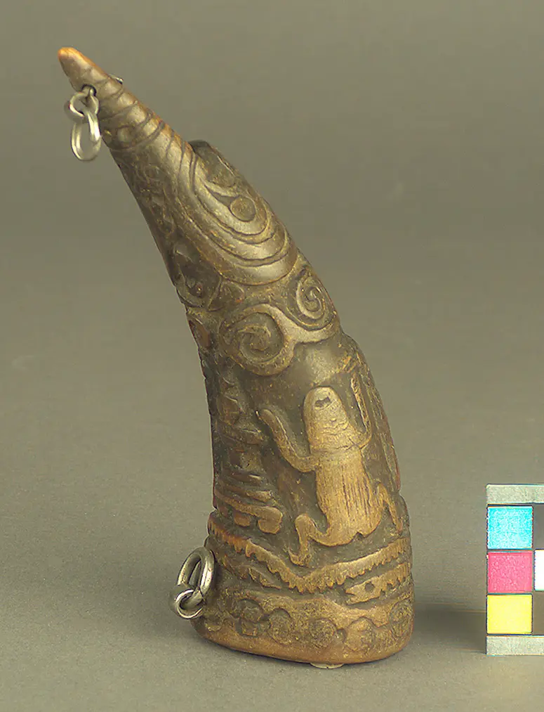 Horn for ritual exorcism
