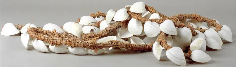 Netzsenker mit Muschelschalen