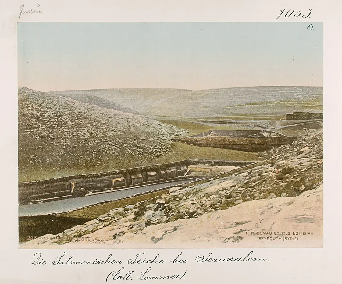 Die Salomonischen Teiche bei Jerusalem