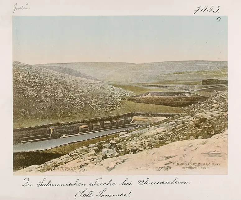 Die Salomonischen Teiche bei Jerusalem