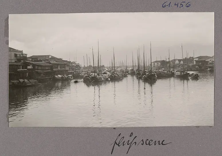 Fuzhou. Flussszene (Min Fluss)