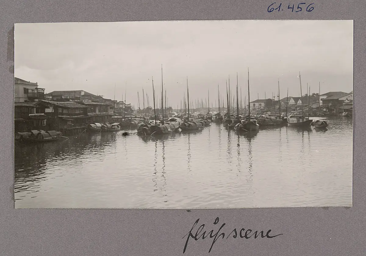 Fuzhou. Flussszene (Min Fluss)