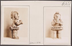 Figur mit Opfergefäß