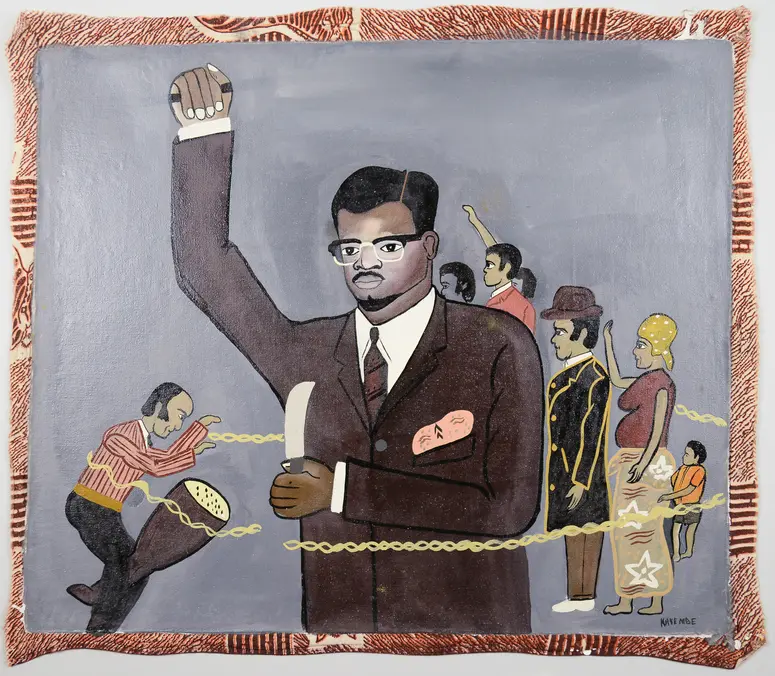 Lumumba breaks the chains