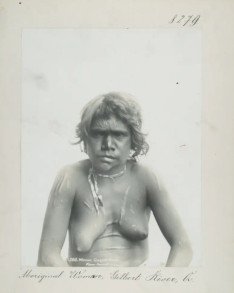 Aboriginal Woman, Gilbert River, Q[ueensland]