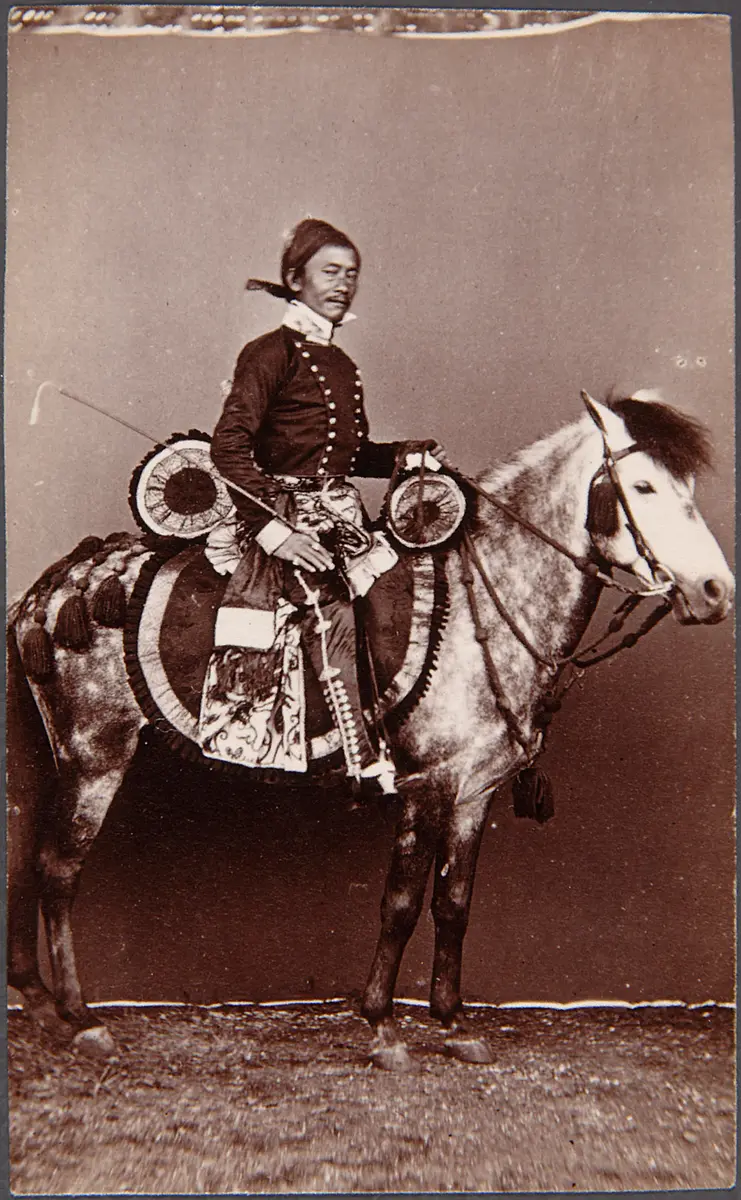 Javanischer Maler Raden Saleh in spanischem Kostüm