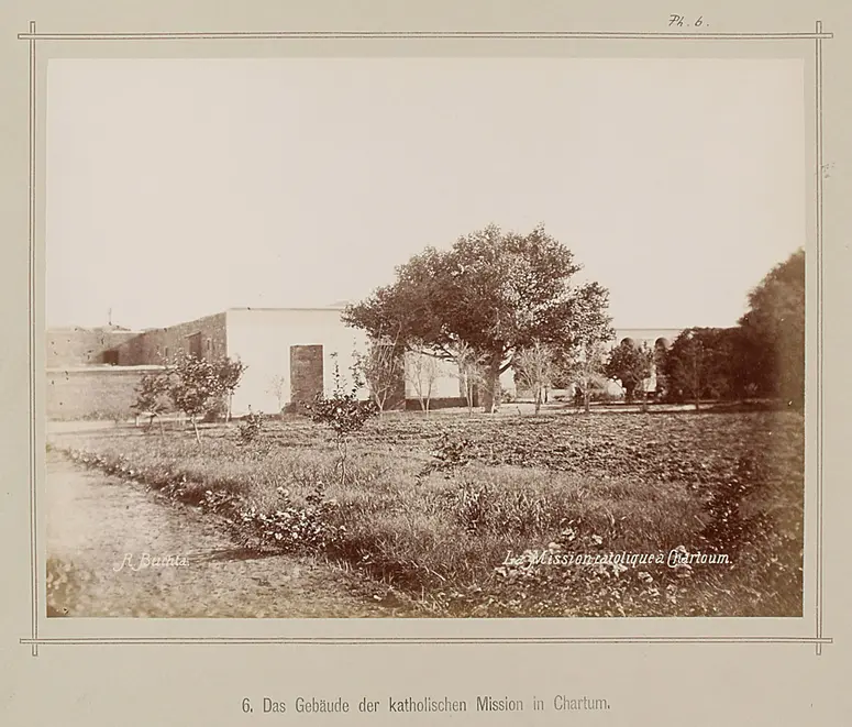6. Das Gebäude der katholischen Mission in Chartum