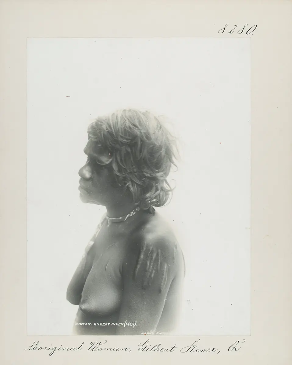 Aboriginal Woman, Gilbert River, Q[ueensland]