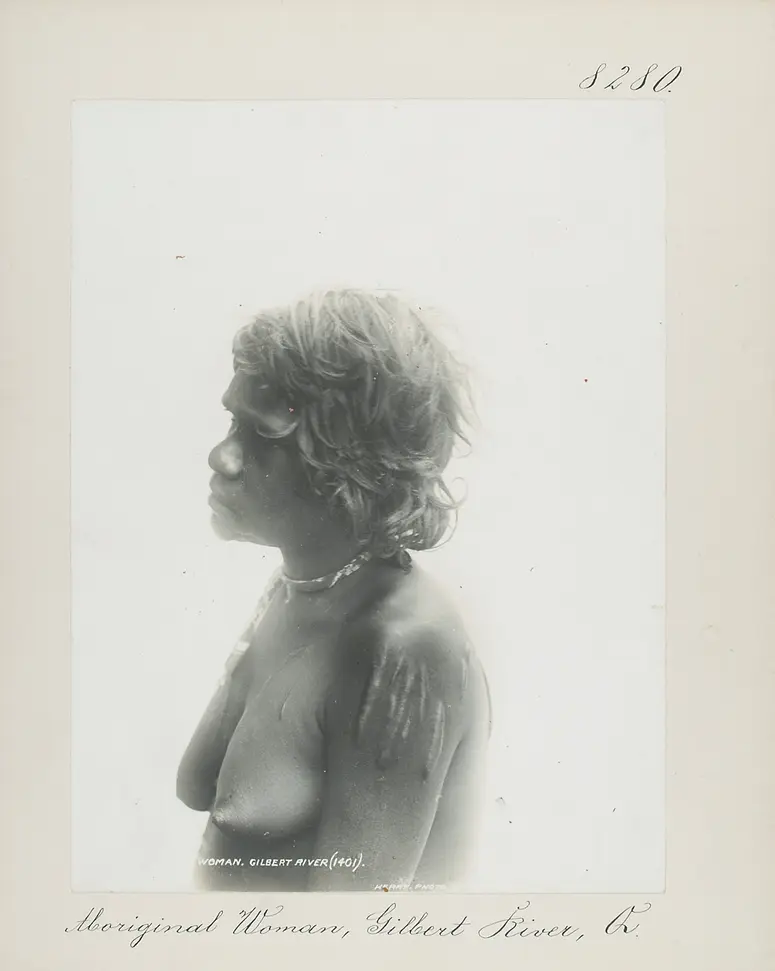 Aboriginal Woman, Gilbert River, Q[ueensland]