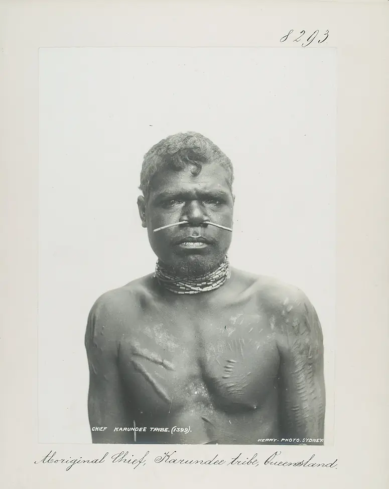 Aboriginal Chief, Karundee tribe, Queensland