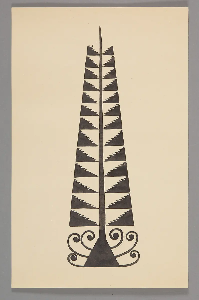 Lamak Ornament - Online Collection - Weltmuseum Wien