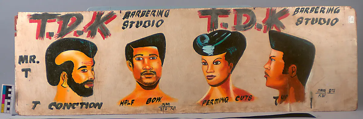 Friseurschild T.D.K. Barbering Studio