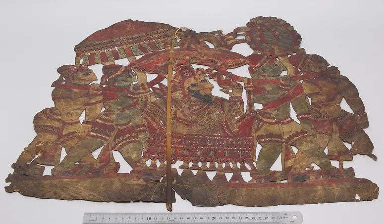 Schattenspielfigur König