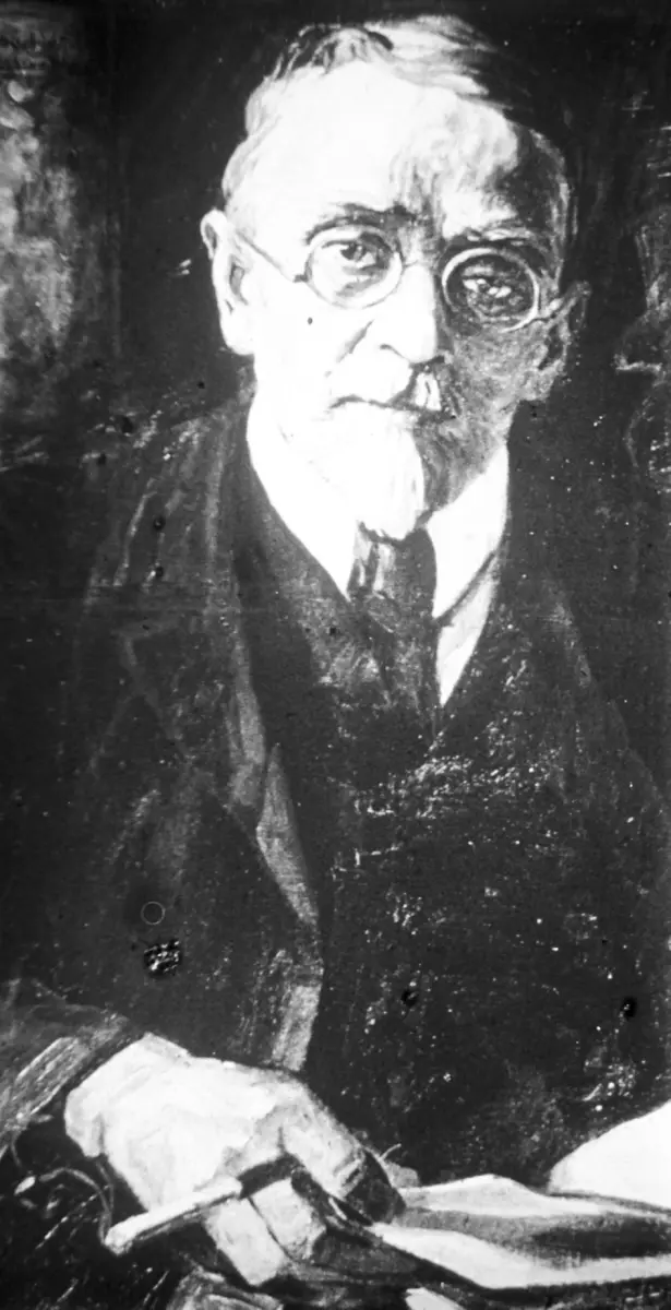 Friedrich Julius Bieber, Ölgemälde von Prof. Oskar Rainer