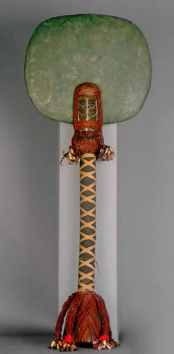 Splendour adze, stone disc club