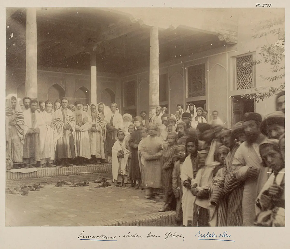 Samarkand: Juden, beim Gebet