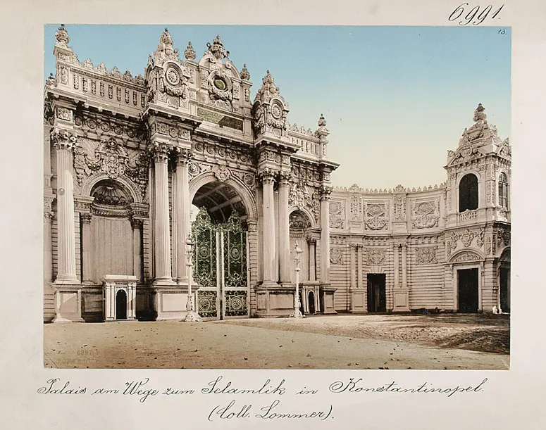 Konstantinopel: Palais am Wege zum Selamlik