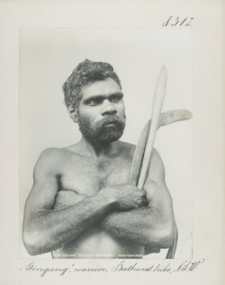 "Gingung", warrior, Bathurst tribe, N.S.W.
