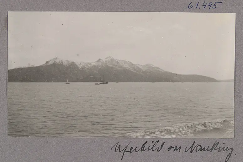 Der Yangtse. Uferbild von Nanjing