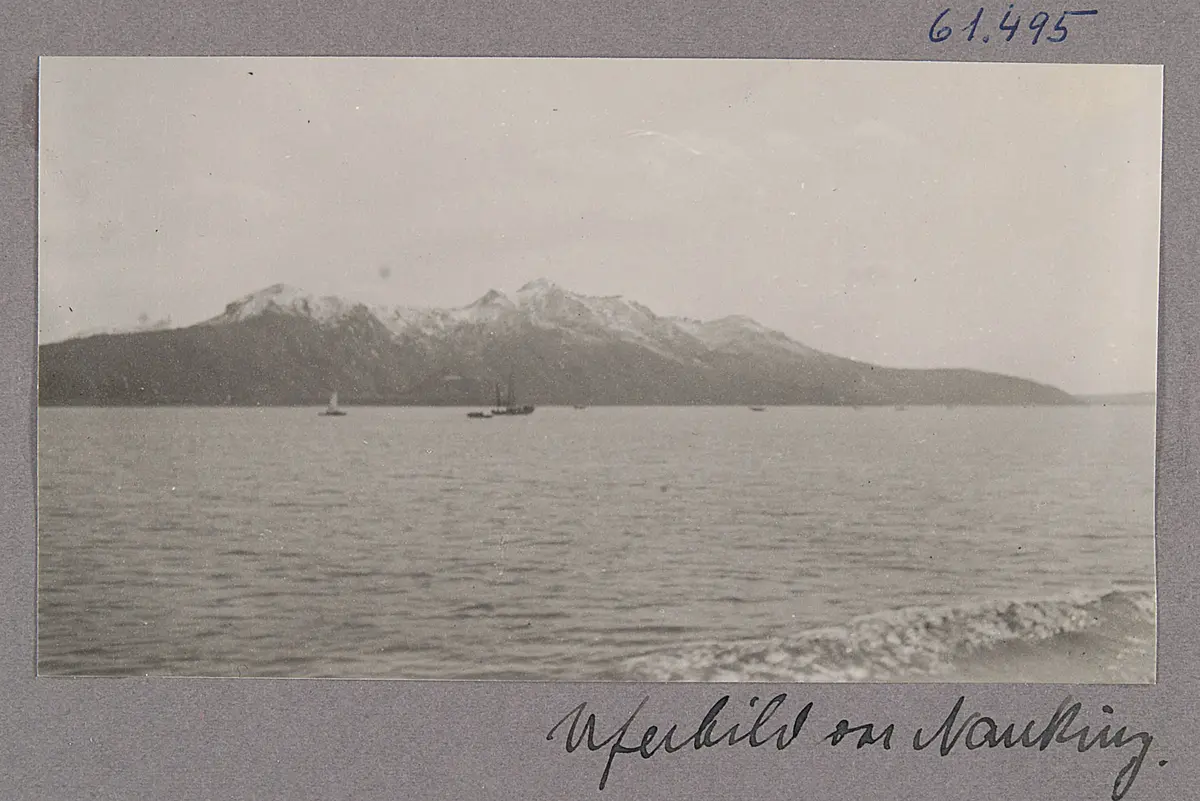 Der Yangtse. Uferbild von Nanjing