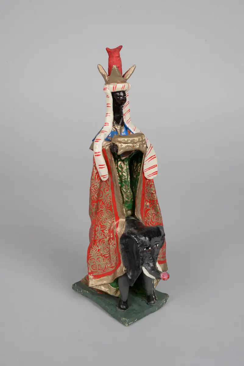 Figur des Balthasars von den heiligen drei Königen