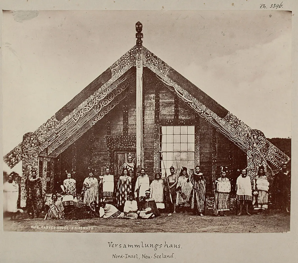 Runanga, Versammlungshaus in Ohinemutu, Nordinsel