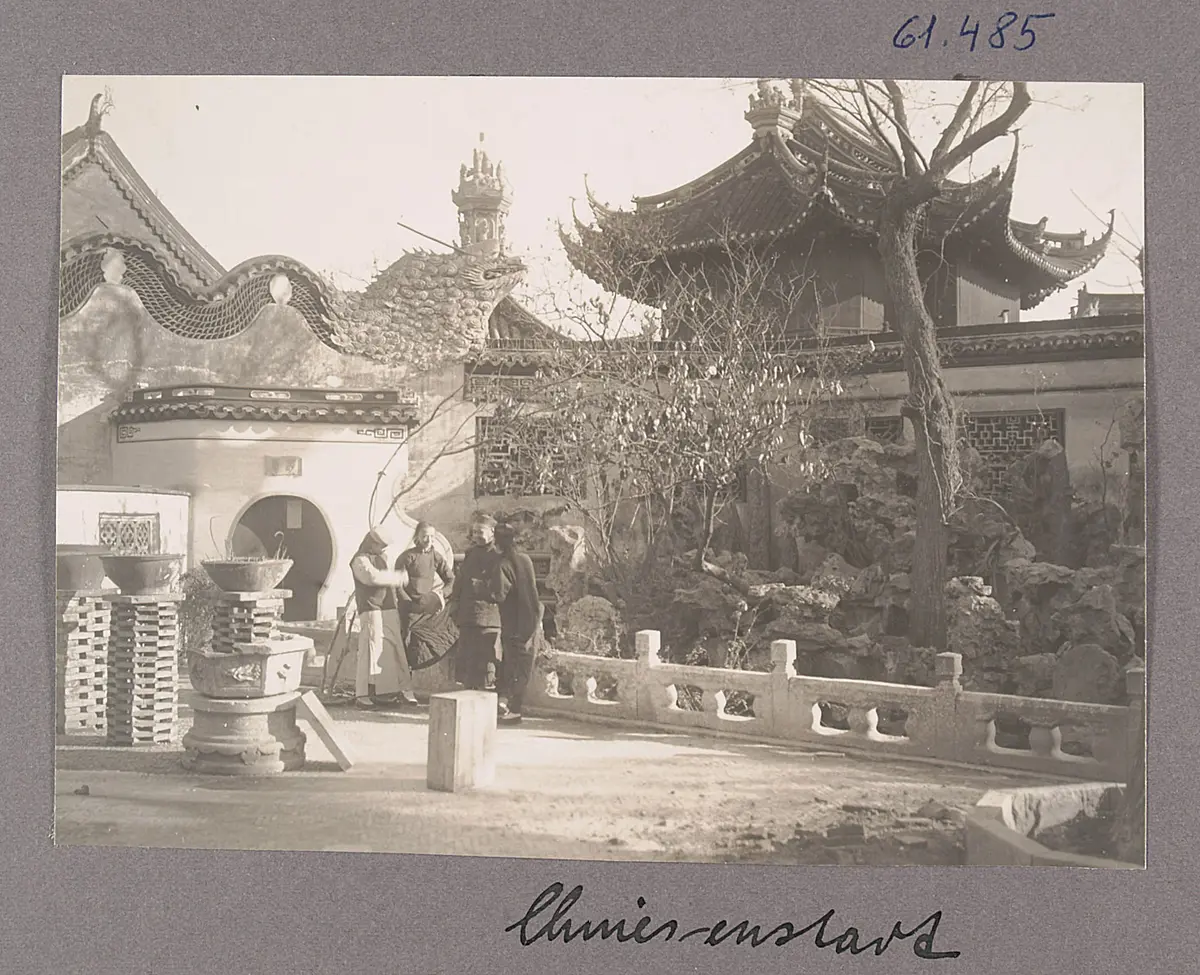 Shanghai. In der Nähe des Yu Gartens