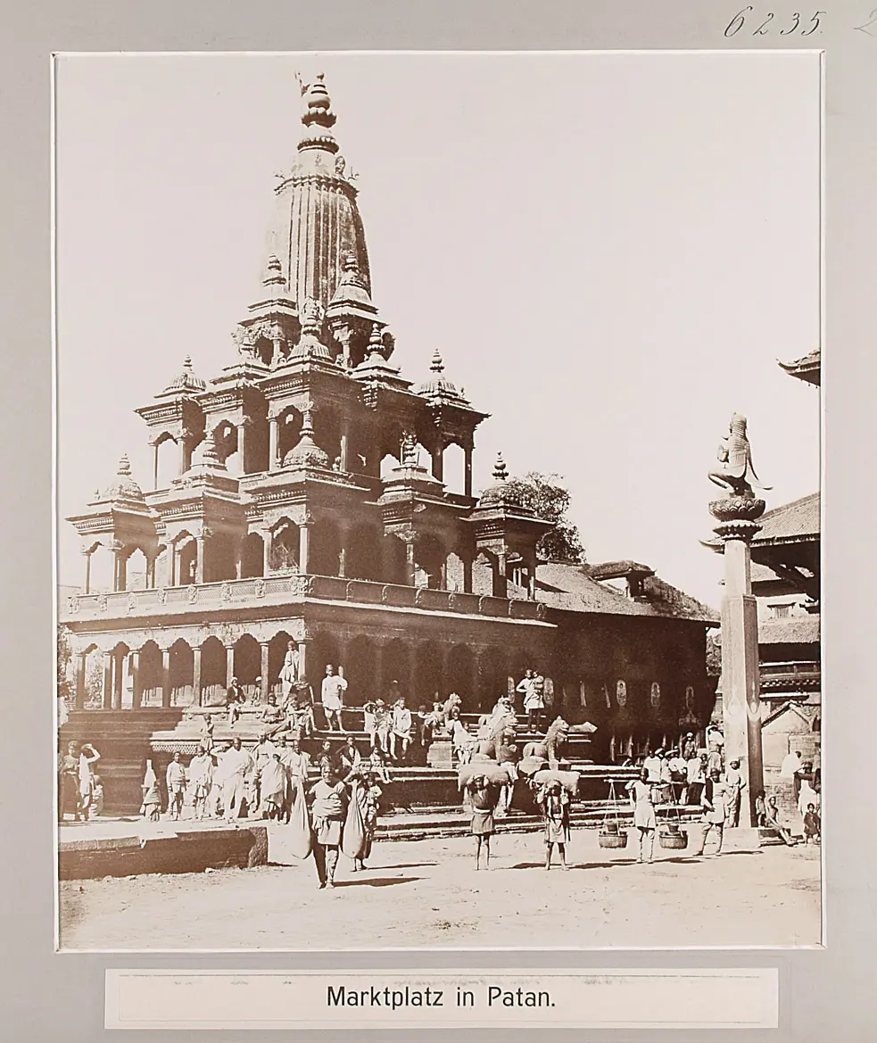 Marktplatz in Patan