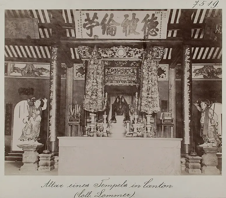 Kanton: Altar eines Tempels