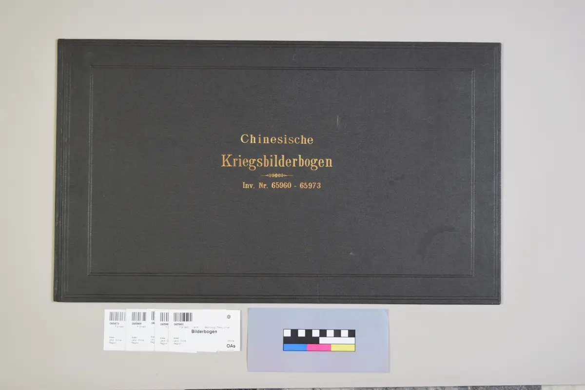 Serie von Farbholzschnitten