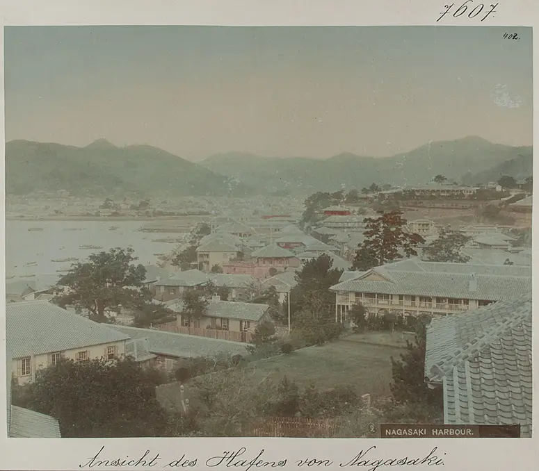 Nagasaki: Ansicht des Hafens