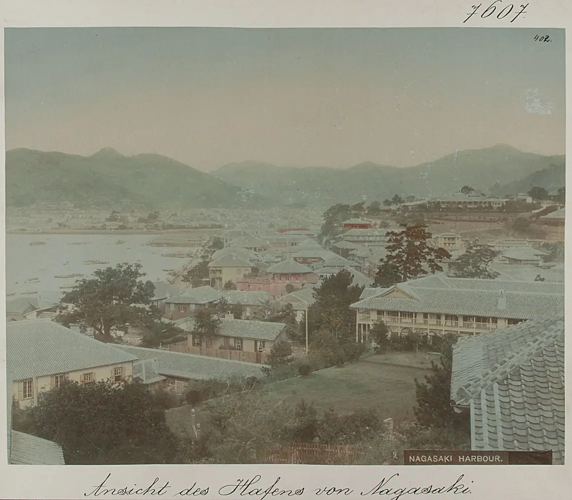 Nagasaki: Ansicht des Hafens