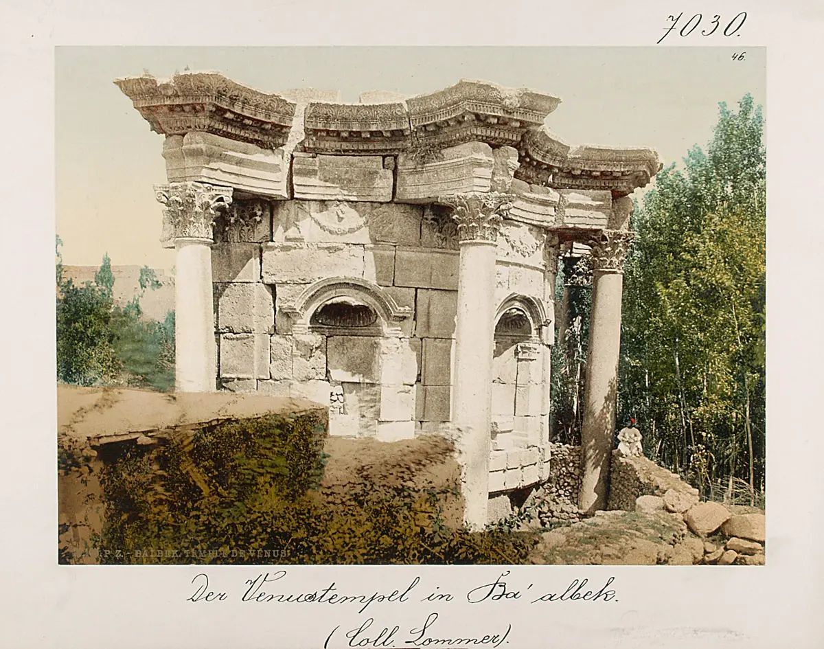 Der Venustempel in Ba'albek