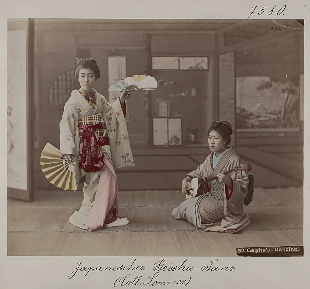 Japanischer Geisha-Tanz