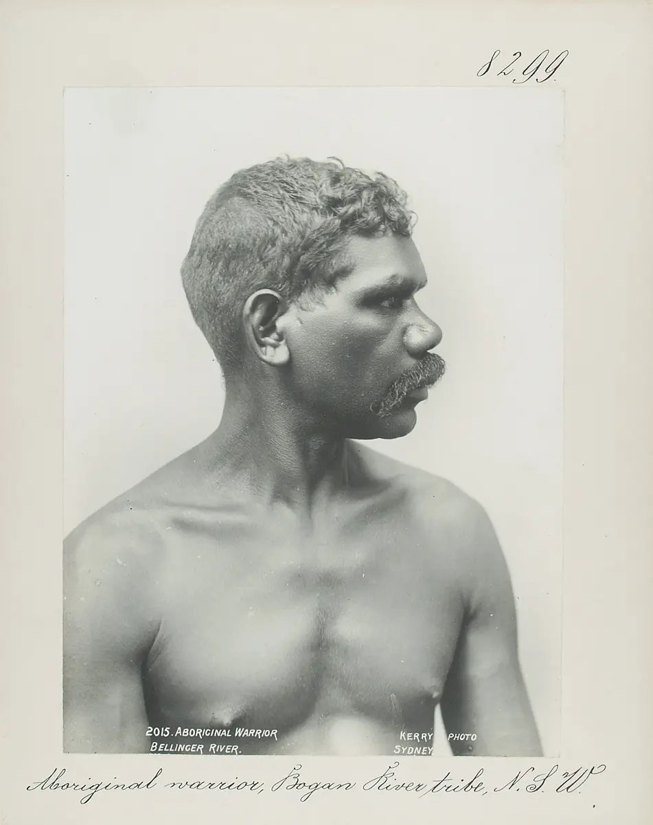 Aboriginal warrior, Bogan River tribe, N.S.W.