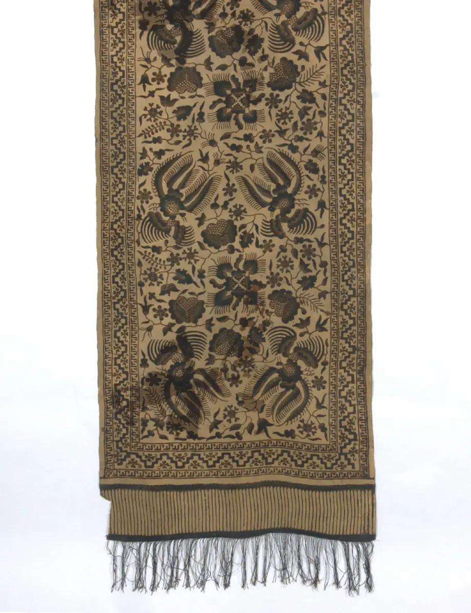 Schultertuch, Batik