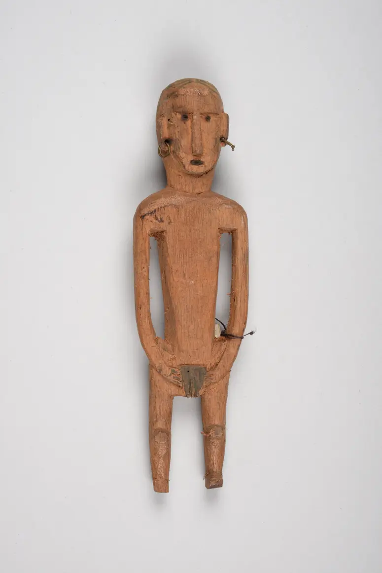 Holzstatuette, Frau