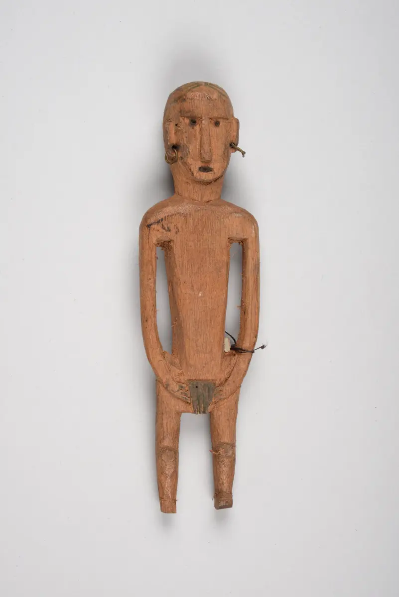 Holzstatuette, Frau