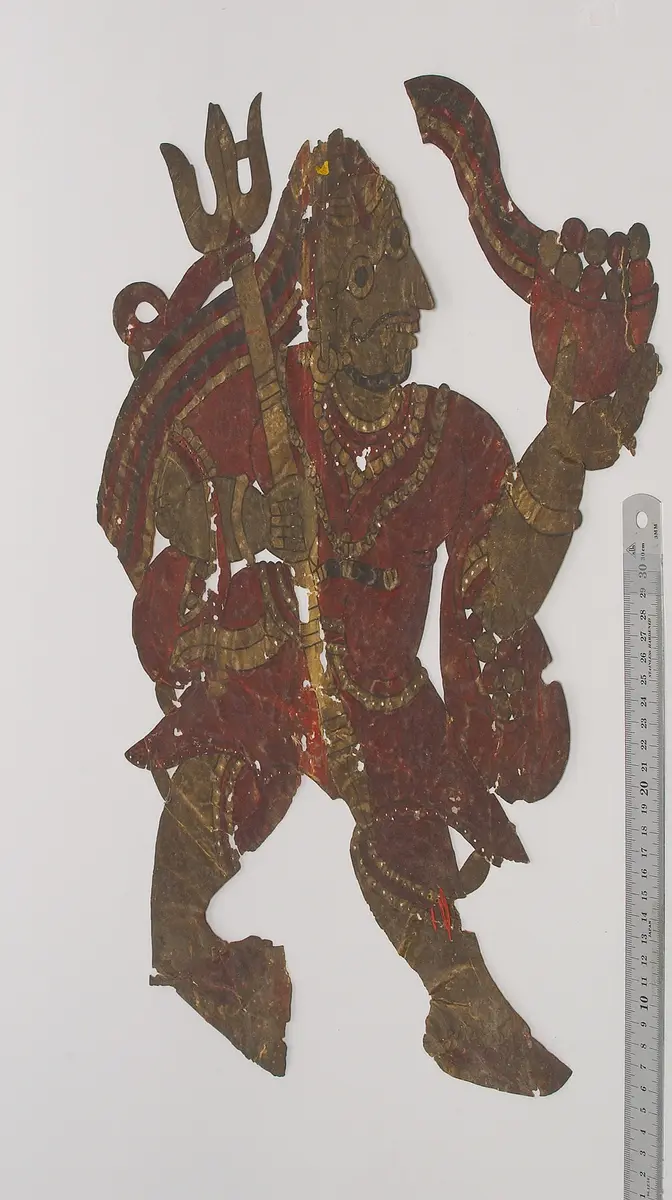 Schattenspielfigur Shiva