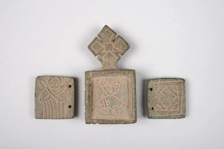 Stone altar with two doors