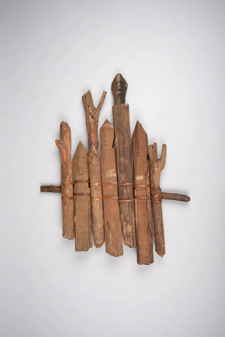 Row of priest figures