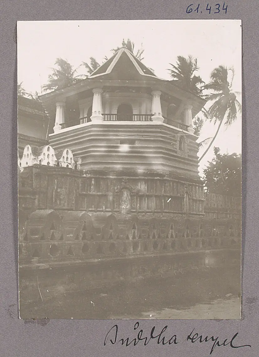 Kandy auf Ceylon. Buddhatempel