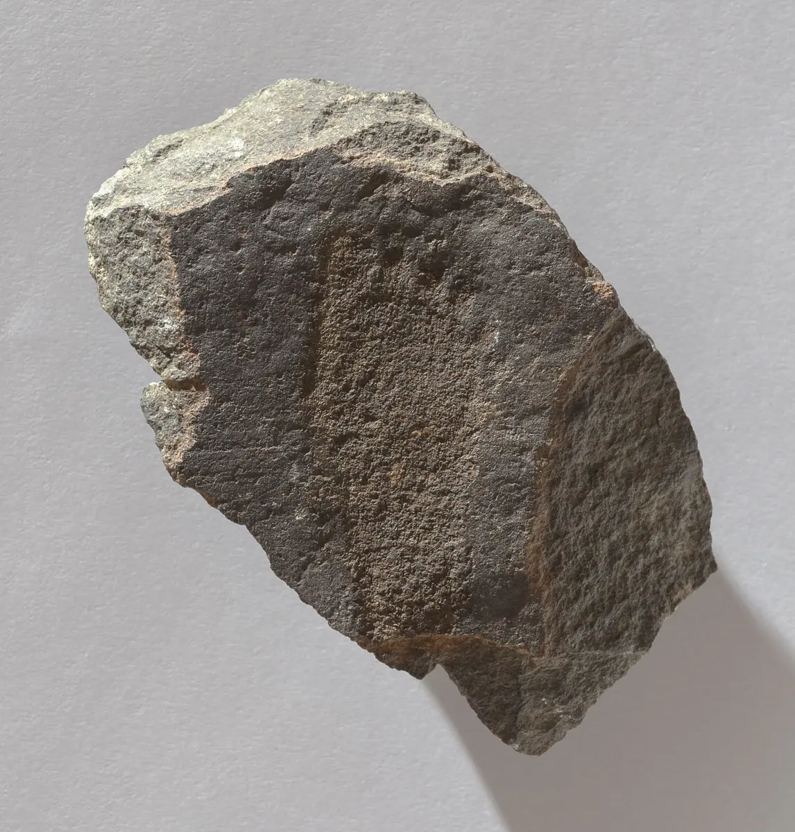 Felsgravierung: Fuß