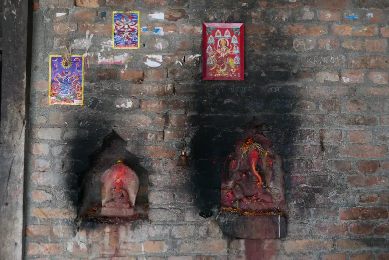 Buddha und Ganesha