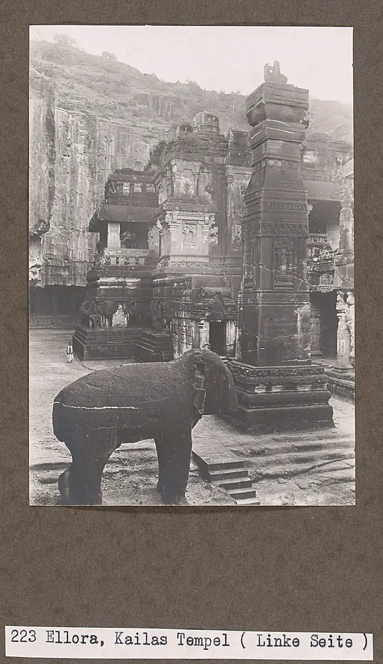 223 Ellora, Kailas Tempel (Linke Seite)