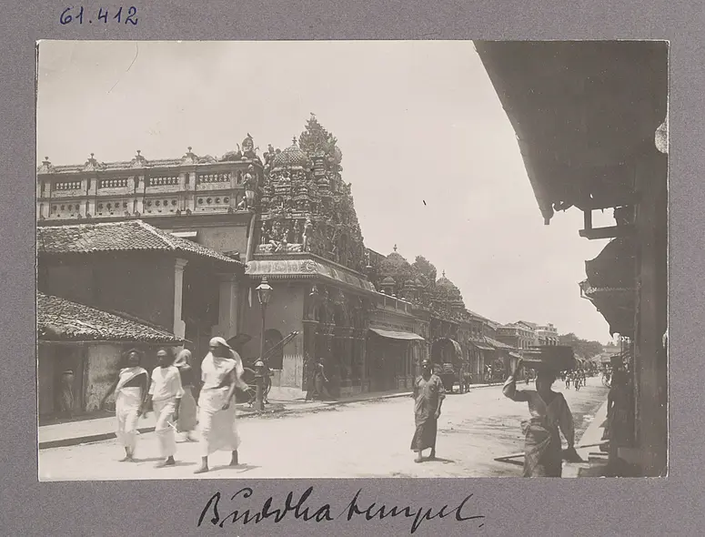 Colombo. Buddhatempel
