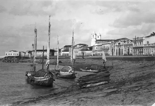 Propriá am Rio São Francisco in Bahia (Amazonas-Reise mit Dom Pedro, 1927)