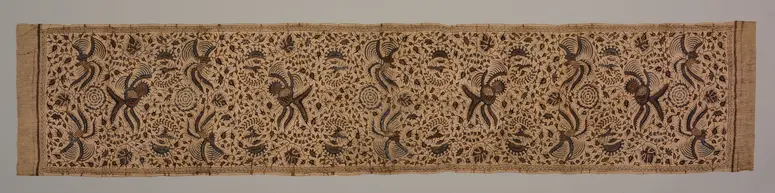Schultertuch, Batik