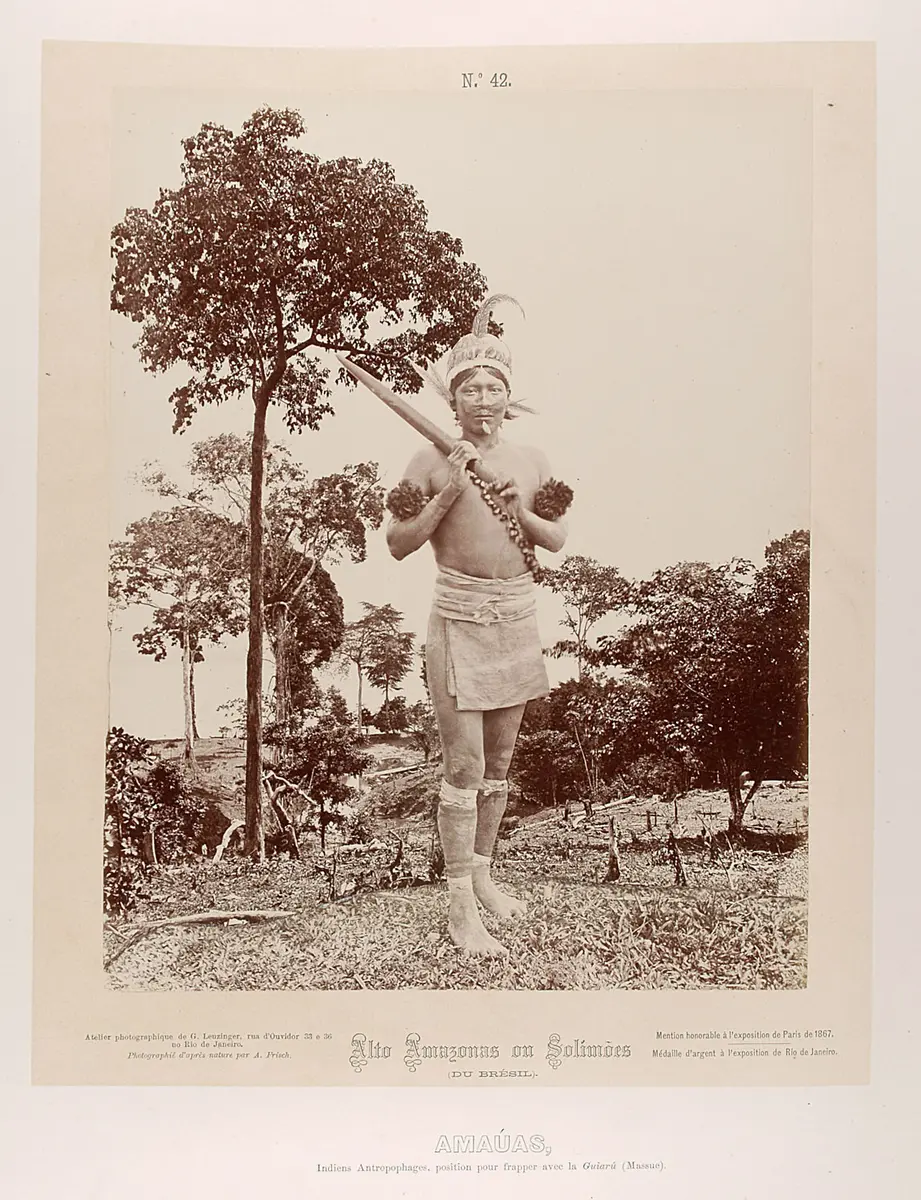 Indianer mit Schwertkeule