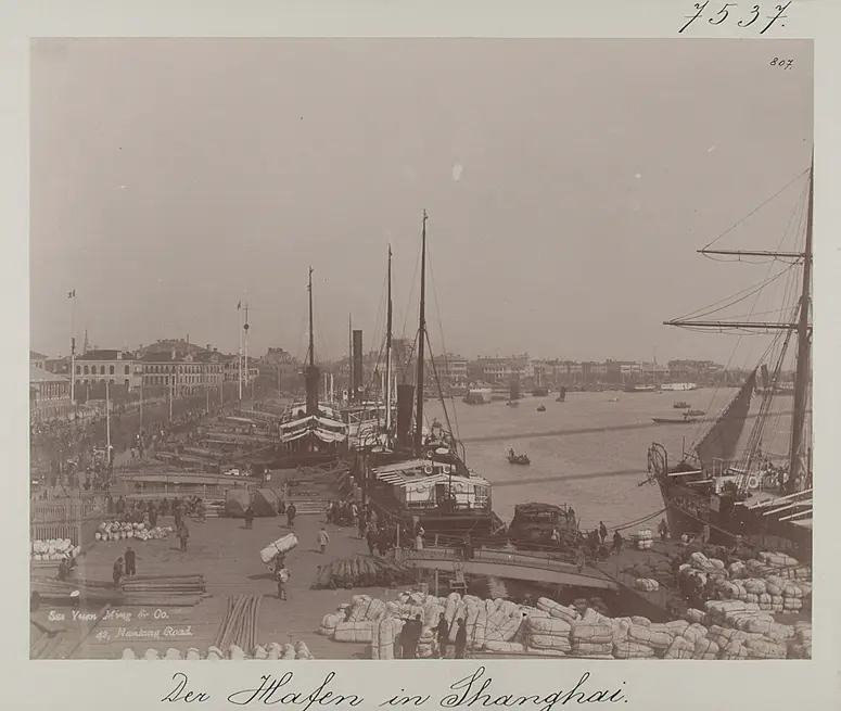 Shanghai: Hafen, Nangking Road
